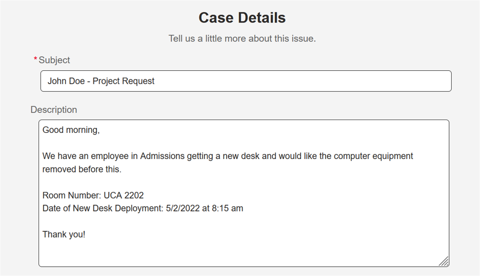Computerised Request Computing Support Ticket | ES-Info